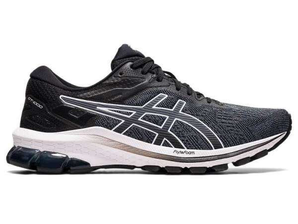 Asics Hardloopschoenen Dames, GT-1000 Zwart/Wit - Asics Schoenen Kopen | B7129846-IX